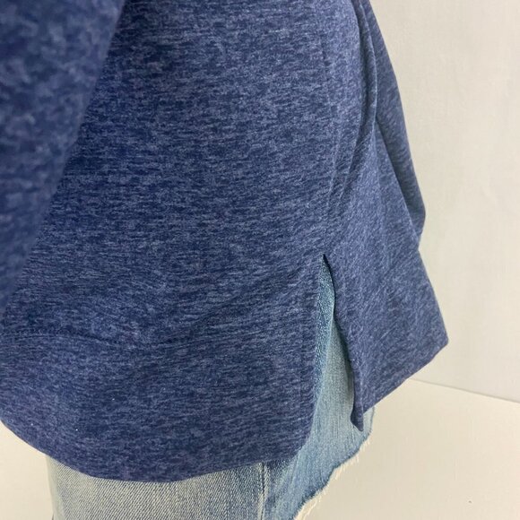 32 Degrees Heat Women's Fleece Sweater Top Sz L Heathered Blue Long Sleeve NWOT - Picture 5 of 10